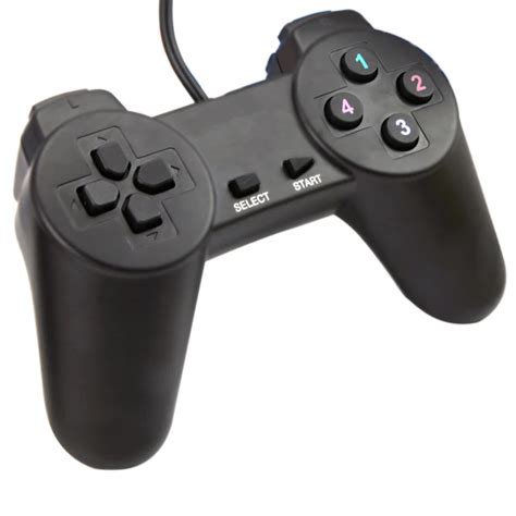Black Wired Gamepad Usb 2 0 Joystick Controller Joypad Controle For Pc