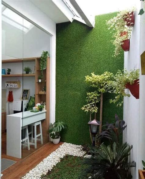 Taman Di Dalam Rumah Minimalis - Desain Rumah Zaman Now