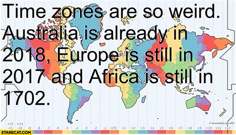 Time Zones Are So Weird Australia Is Already In 2018 Europe Is Still