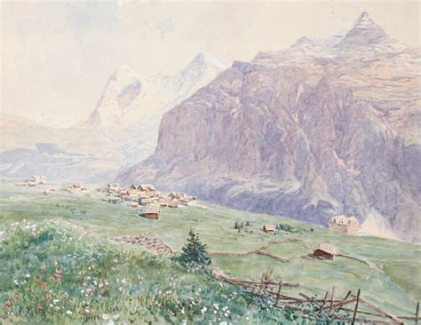 Bonhams Rudolf Kargl Austrian 1878 1942 A View Of The Alpine