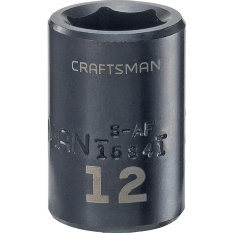 Craftsman Metric 38 In Drive 12mm 6 Point Impact Socket In The Impact