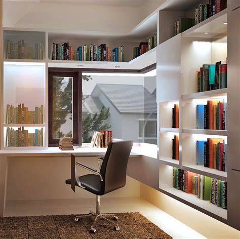 menata simple perpus  ruang kerja minimalis menata rumah minimalis