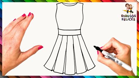 Cómo Dibujar Un Vestido Paso A Paso Dibujo De Vestido De Mujer YouTube