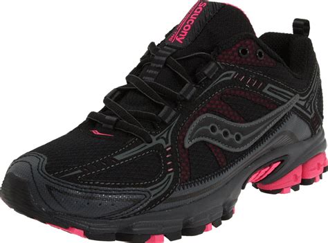 Brooks women's and men's running shoes let runners of all abilities discover the power of running. Saucony Saucony Womens Grid Excursion Tr 6 Trail Running Shoe in Black (black/pink) | Lyst