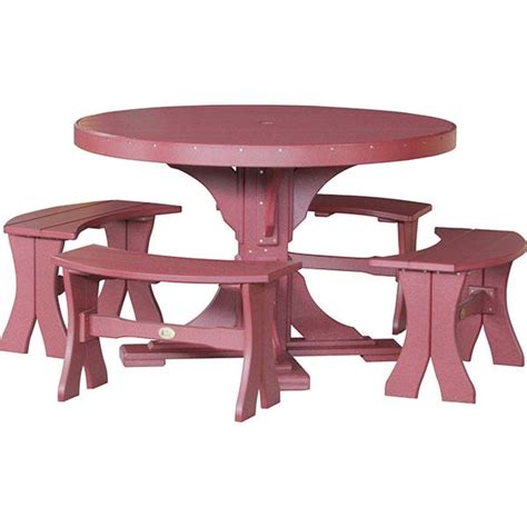 Mg timber can provide the as the weather improves and days become longer, it is time once again to get your garden ready so that. 4' Round Table Set #2 - Hartville Outdoor Products