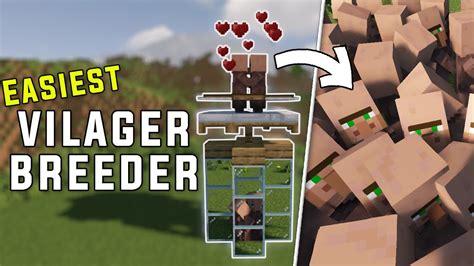 Minecraft Easiest Villager Breeder Tutorial Infinite Villagers 1201