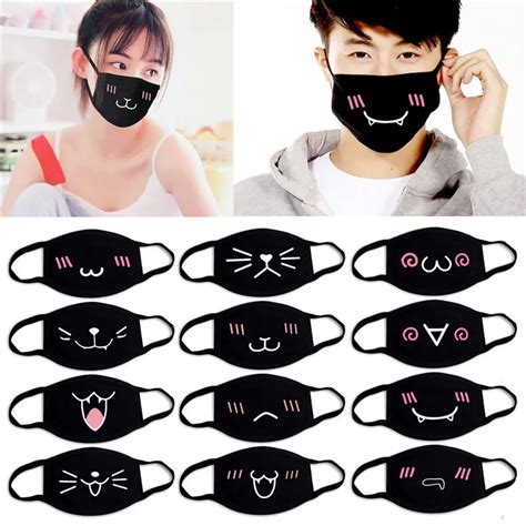 Buy Zwzcyz Black Cotton Mouth Mask Unisex Teens Anti