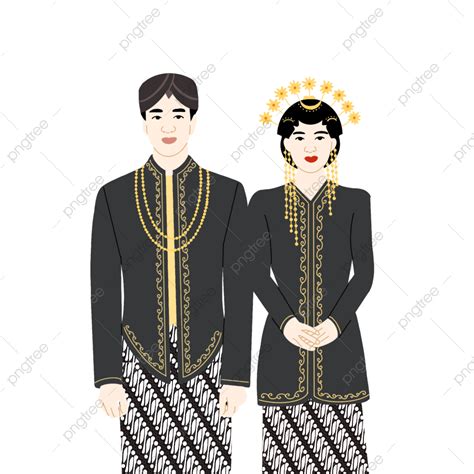 Gambar Pasangan Pengantin Jawa Dengan Pakaian Adat Pernikahan