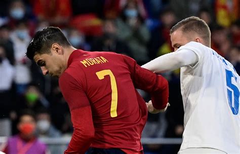 Watch Morata Score Twice To Put Spain Into Commanding Lead