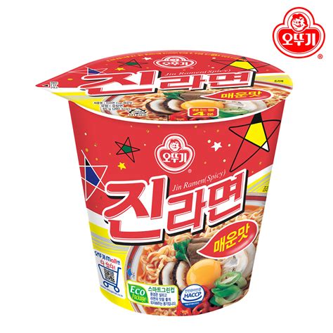 오뚜기 진라면 매운맛 컵라면 65g 24개 티몬