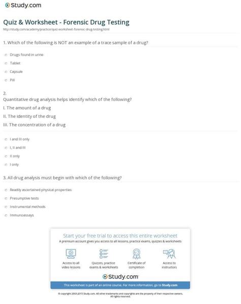 Start studying forensic science vocabulary words. 10+ Forensic Science Drug Worksheet | Forensic science, Science words, Science worksheets