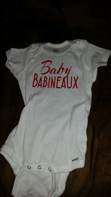 Personalized Onsies Baby Babineaux Silhouette Cameo Htv Craft Project