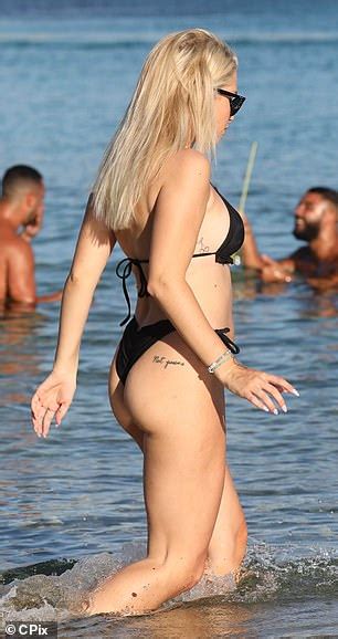 Lottie Moss Shows Off Her Sizzling Frame In A Black Bikini As She Goes