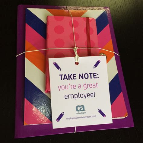 Notebooks How To 6 Easy T Ideas For Employee Appreciation Week