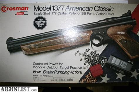Armslist For Sale Crossman American Classic Model 1377 177 Caliber