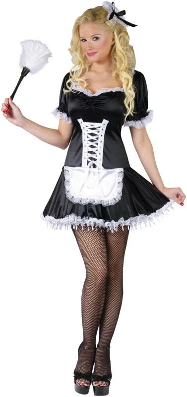 Lacy French Maid Adult Plus Costume Costumes Life