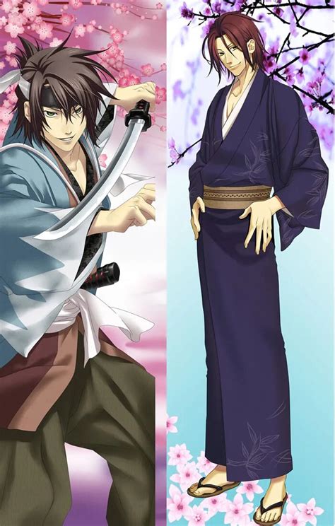 Anime Hakuouki Dakimakura Handsome Boy Saito Hajime Otaku Hugging Body