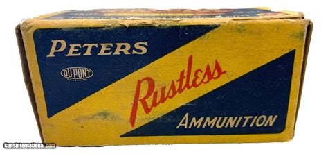 Collectible Ammo Full Box 50 Rounds Of Peters 351 Win Sl For