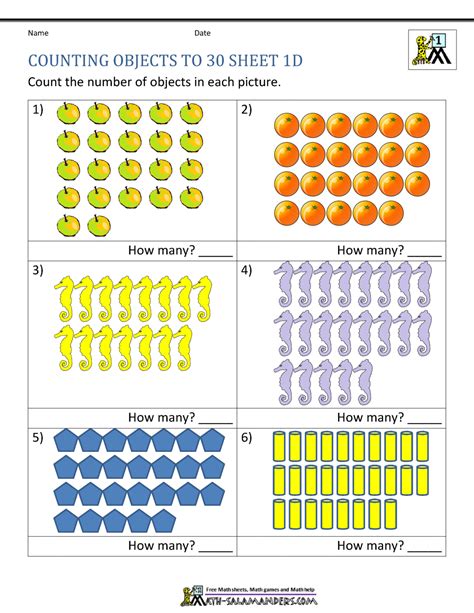 Printable Counting Worksheet Counting Tens And Ones Worksheets
