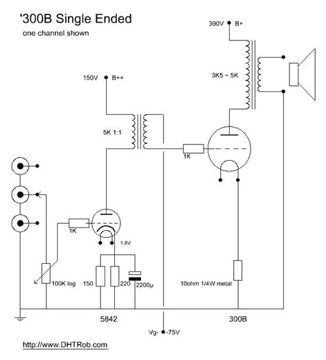 Dhtrob Diagrams Electronic Schematics Valve Amplifier Diy Amplifier