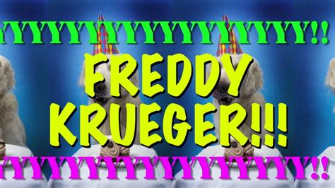 Happy Birthday Freddy Krueger Epic Happy Birthday Song Youtube