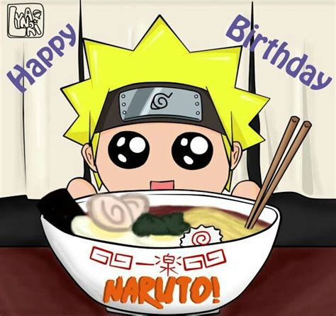 Happy Birthday To Naruto Cumpleaños De Naruto Naruto Cumpleaños