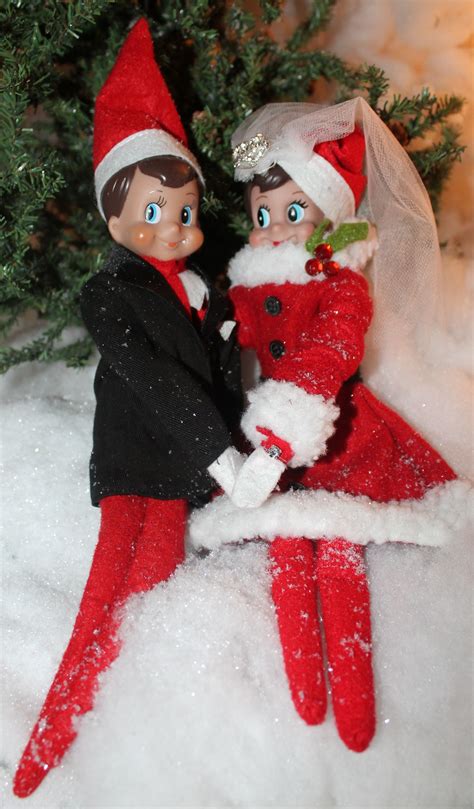 Our Elf Clark Got Married To Claire Ella At The North Pole By Santa Christmas Elf Elves