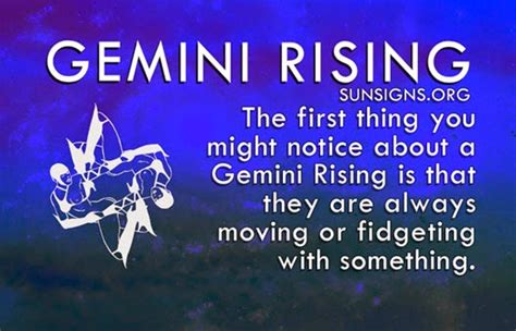 Gemini Rising Ascendant In Gemini