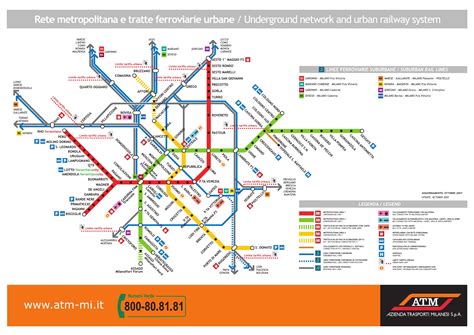 Plans Metros Plan Du Métro De Milan Italie Ultra Large