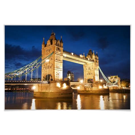 Poster Tower Bridge In London Wall