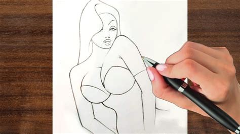 How To Draw A Sexy Girl Step By Step Tutorial Beautiful Girl Drawing