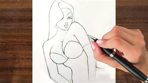 How To Draw A Sexy Girl Step By Step Tutorial Beautiful Girl Drawing Youtube