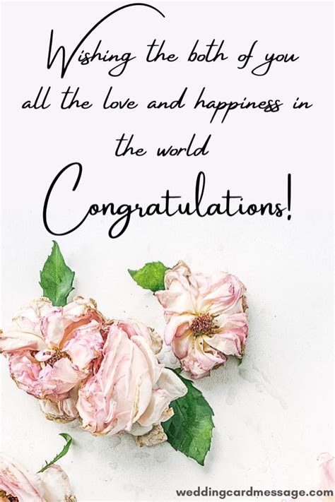 Wedding Congratulations Messages Wedding Card Message