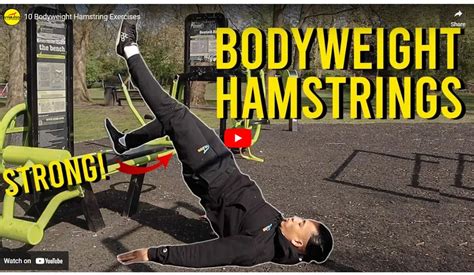 Bodyweight Hamstring Exercises To Do At Home Thefitnessphantom Hot Sex Picture