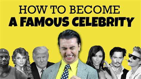 How To Become A Famous Celebrity Youtube
