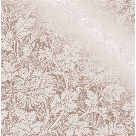 Fine Decor Zinnia Rose Gold Floral Wallpaper 2900 42534