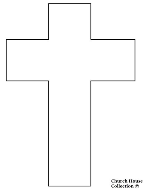 Cut Out Cross Template Printable Free Printable Templates