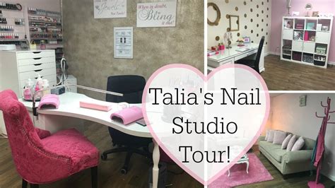 Updated Nail Studio Tour Youtube