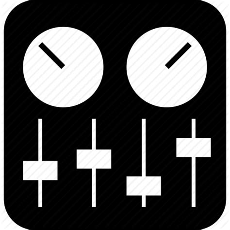 Control Panel Icon Black 191357 Free Icons Library