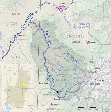 4 Rivers In Colorado Map Map