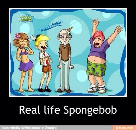 Real Life Spongebob Squarepants Cartoon Characters As