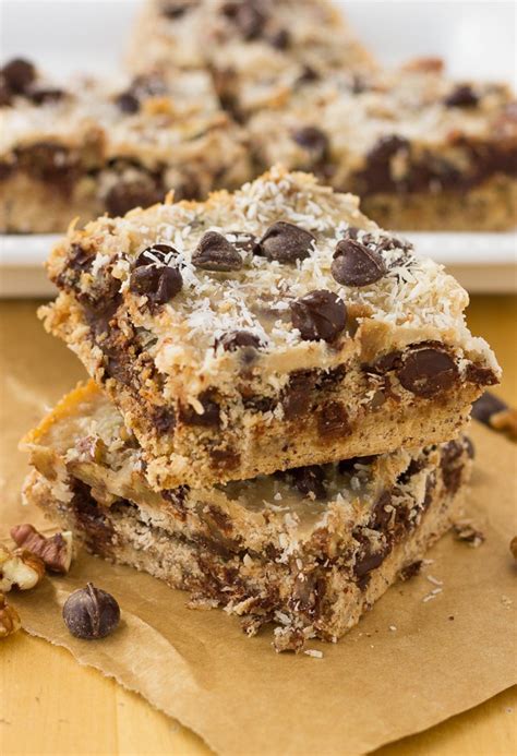Peanut butter flavored chips or white chocolate chips may be substituted for butterscotch flavored chips. Grain-Free Magic Cookie Bars {Dairy-Free, Paleo ...