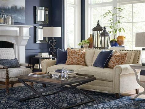 Moody Monday Transitional Blues And Grays Blue Living Room Navy