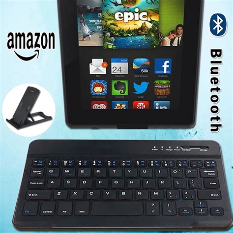 Wireless Keyboard Bluetooth Keyboard For Amazon Kindle Fire 7fire Hd
