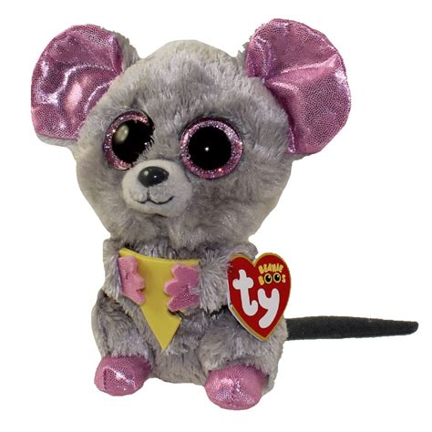 Ty Beanie Boos Squeaker The Mouse Regular Size 6 Inch Mint