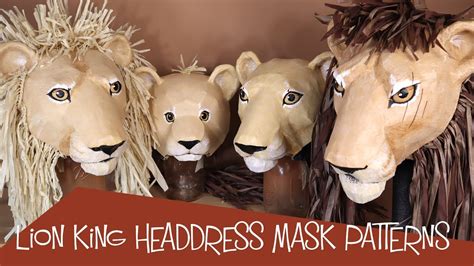 The Lion King Headdress Patterns Intro Youtube