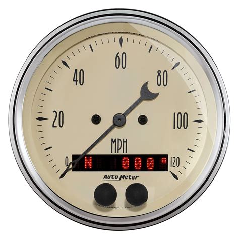 Auto Meter 1849 Antique Beige Series 3 38 Gps Speedometer Gauge 0