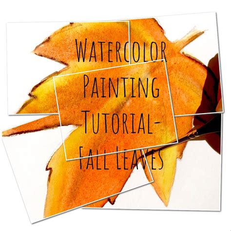 How To Paint Fall Leaves Simple And Beautiful Watercolor Painting