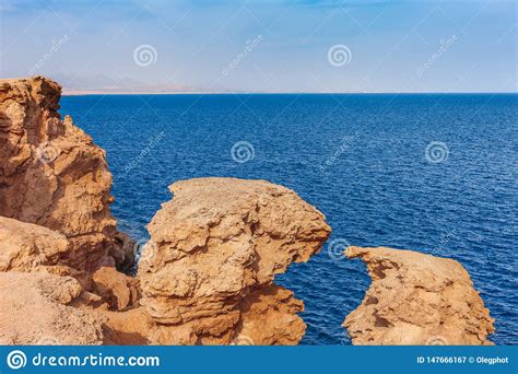Orilla De La Costa De Mar Rojo En Ras Mohammed National Park