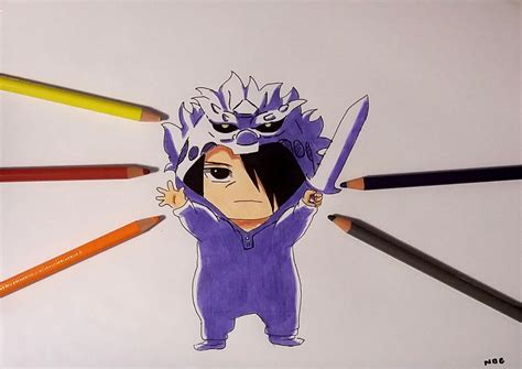 Chibi Sasuke Uchiha Perfect Susanoo By Narutodrawingchannel On Deviantart